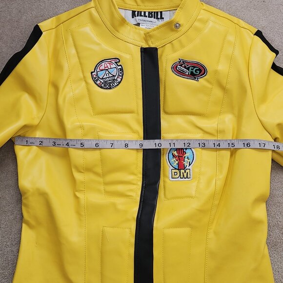 Kill Bill Costume Bride Beatrix Miramax 3pc Costume Wig Jacket PANTS NEED REPAIR - Picture 2 of 16